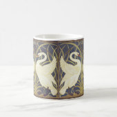 Walter Crane Swan, Rush And Iris Art Nouveau Coffee Mug (Center)