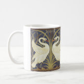 Walter Crane Swan, Rush And Iris Art Nouveau Coffee Mug (Left)