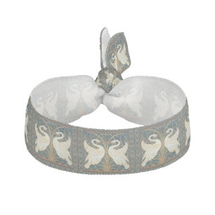 Walter Crane Swan, Rush And Iris Art Nouveau Hair Tie