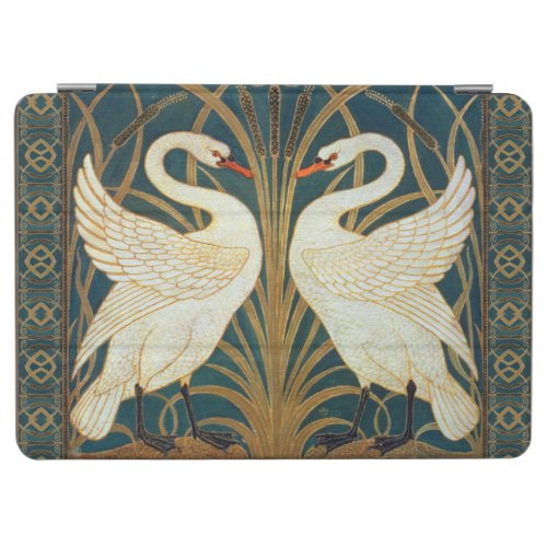 Walter Crane Swan Rush And Iris Art Nouveau iPad Air Cover