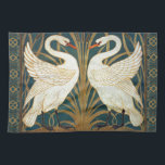 Walter Crane Swan, Rush And Iris Art Nouveau Kitchen Towel<br><div class="desc">Walter Crane Swan, Rush And Iris Art Nouveau Vintage Art Walter Crane was an English artist and book illustrator. He is considered to be the most influential, and among the most prolific, children’s book creator of his generation and one of the strongest contributors to the child's nursery motif that the...</div>