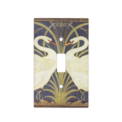 Walter Crane Swan Rush And Iris Art Nouveau Light Switch Cover