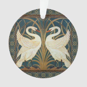 Walter Crane Swan, Rush And Iris Art Nouveau Ornament