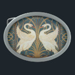 Walter Crane Swan, Rush And Iris Art Nouveau Oval Belt Buckle<br><div class="desc">Walter Crane Swan, Rush And Iris Art Nouveau Vintage Art Walter Crane was an English artist and book illustrator. He is considered to be the most influential, and among the most prolific, children’s book creator of his generation and one of the strongest contributors to the child's nursery motif that the...</div>