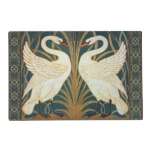 Walter Crane Swan, Rush And Iris Art Nouveau Placemat at Zazzle