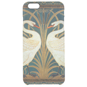 Walter Crane Swan, Rush And Iris Art Nouveau Clear iPhone 6 Plus Case