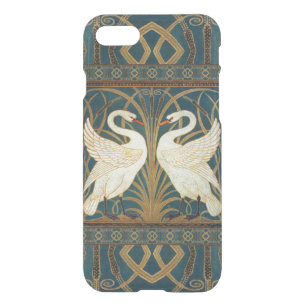 Walter Crane Swan, Rush And Iris Art Nouveau iPhone SE/8/7 Case