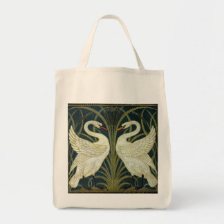 Walter Crane Swan & Rush and Iris Victorian Tote Bag