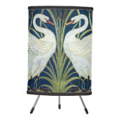 Walter Crane Two Swans Art Nouveau Vintage Decor T Tripod Lamp (Front)