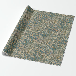 Walter Crane Vintage Art Nouveau Macaw Pattern Wrapping Paper