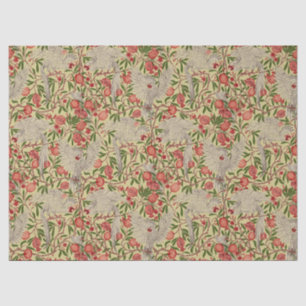 Walter Crane White Cockatoo Red Pomegranate Art Tissue Paper