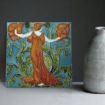 Walter Crane's Enchanted Garden Art Nouveau Floral Ceramic Tile<br><div class="desc">Immerse yourself in the enchanting world of Walter Crane with our 'Enchanted Garden' ceramic tile, featuring a graceful woman surrounded by art nouveau flowers in her serene garden. The backstory reveals the woman's passion for gardening, as she cultivates an array of exquisite blooms that echo the mesmerizing beauty of Walter...</div>