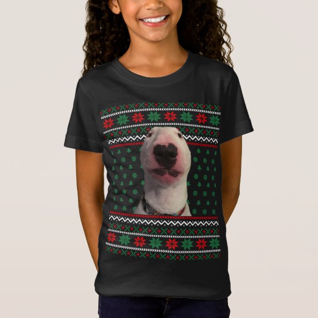 Walter Dog Meme Ugly Christmas Sweater Xmas Funny  (Front)