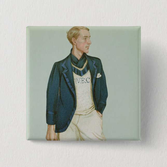 Walter Erskine-Crum, illustration from 'Men of the Pinback Button (Front)