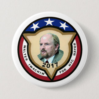 Walter Iwachiw for NYC Mayor in 2017 Button