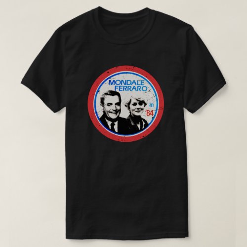 Walter Mondale Geraldine Ferrero vintage election  T_Shirt