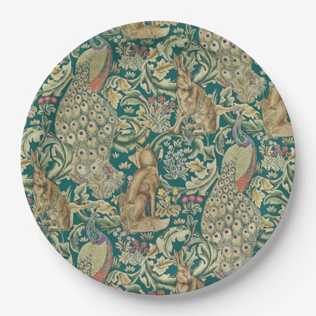 Walter Morris "Forest"  Paper Plates (Front)