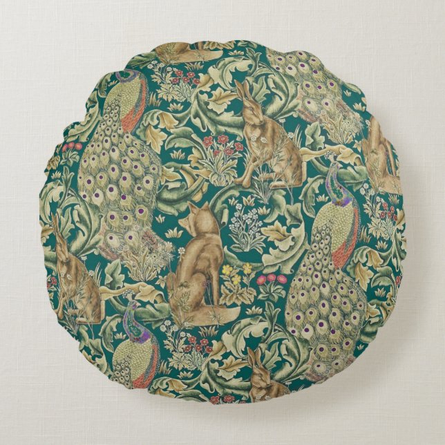 Walter Morris "Forest" Round Pillow (Front)