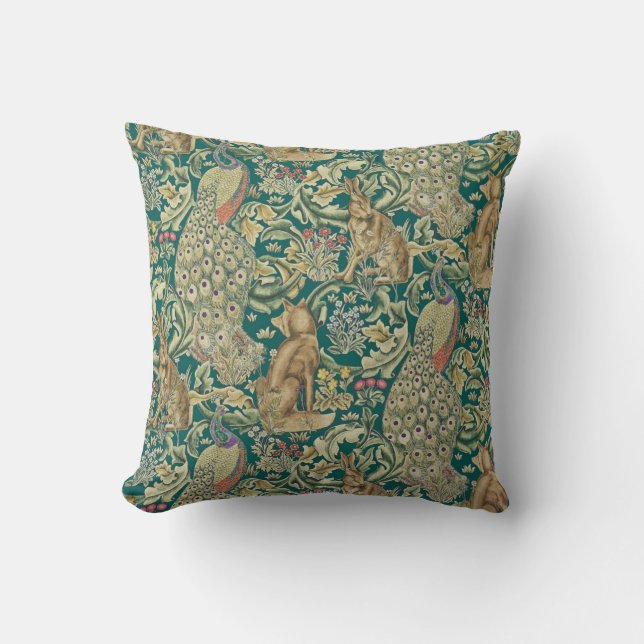 Walter Morris "Forest" Throw Pillow (Front)
