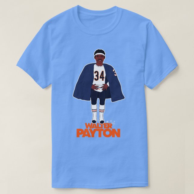 Walter Payton  Sideline Cape T-Shirt (Design Front)