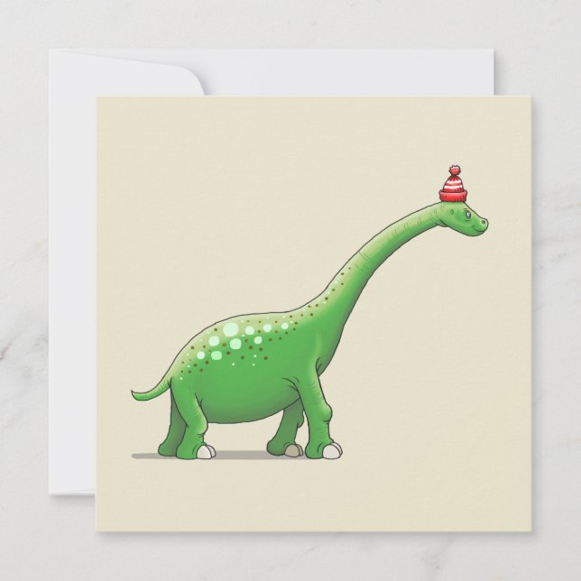 Walter the Dinosaur Birthday Card (Front)
