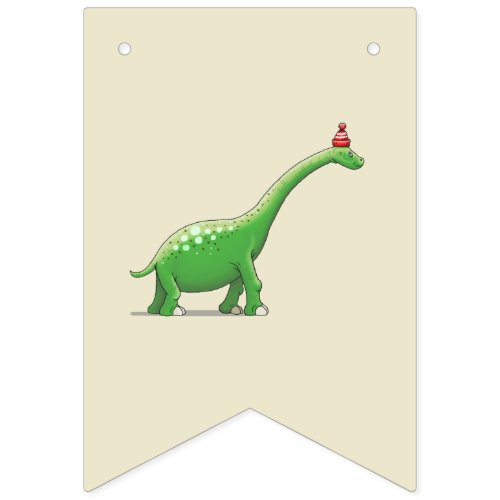 Walter the Dinosaur Bunting Flags