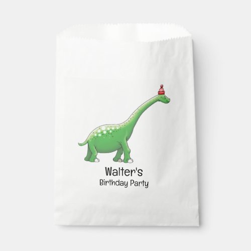 Walter the Dinosaur Favor Bag