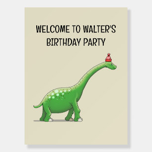 Walter the Dinosaur Foam Board