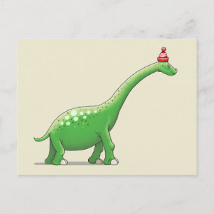 Walter the Long Neck Dinosaur Postcard