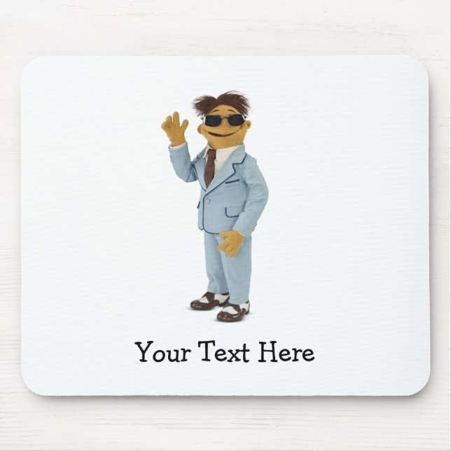Walter wearing sunglasses mouse pad (Front)