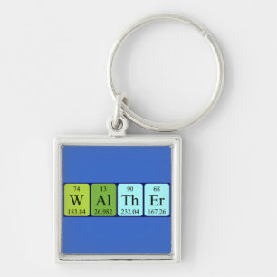 Walther periodic table name keyring