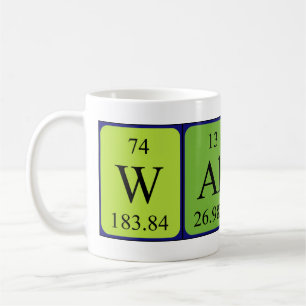 Walther periodic table name mug