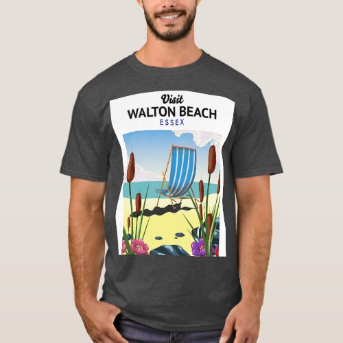 Walton Beach Estravel poster T_Shirt