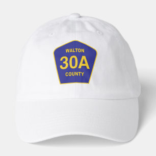 Walton County 30A Highway Sign Florida Panhandle Hat