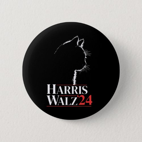 Waltz 2024 Election Cat Lady Kamala Harris Tim Wal Button