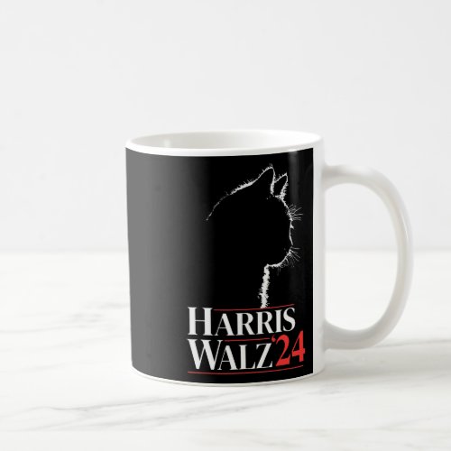 Waltz 2024 Election Cat Lady Kamala Harris Tim Wal Coffee Mug