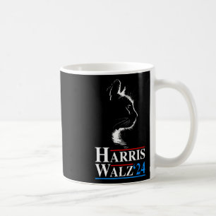 Waltz 2024 Election Funny Cat Kamala Harris Tim Wa Coffee Mug