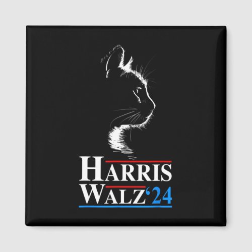 Waltz 2024 Election Funny Cat Kamala Harris Tim Wa Magnet