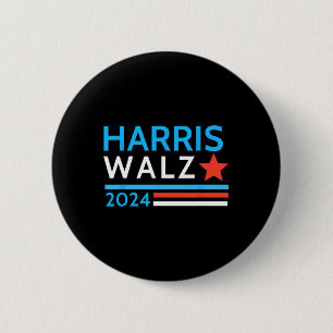Waltz 2024 Election Kamala Harris Tim Waltz 2024 1 Button
