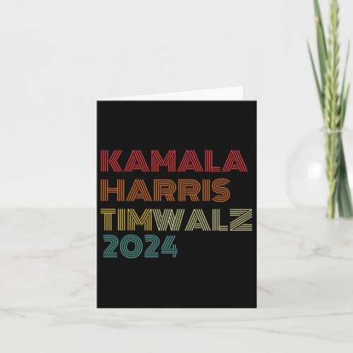 Waltz 2024 Election Kamala Harris Tim Waltz 2024 1 Card