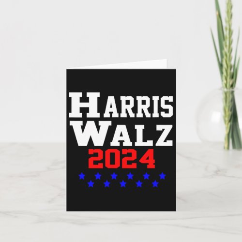 Waltz 2024 Election Kamala Harris Tim Waltz 2024 1 Card