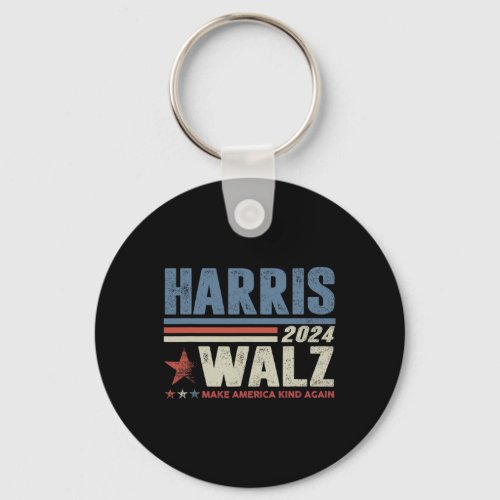 Waltz 2024 Election Kamala Harris Tim Waltz 2024 1 Keychain