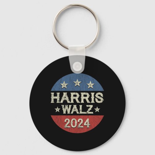 Waltz 2024 Election Kamala Harris Tim Waltz 2024 1 Keychain