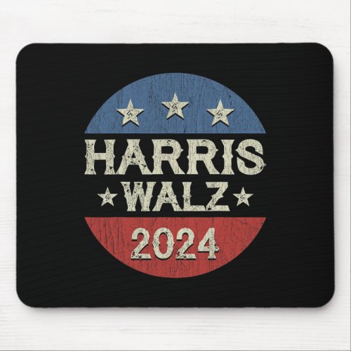 Waltz 2024 Election Kamala Harris Tim Waltz 2024 1 Mouse Pad