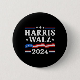 Waltz 2024 Election Kamala Harris Tim Waltz 2024 2 Button