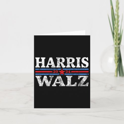 Waltz 2024 Election Kamala Harris Tim Waltz 2024 2 Card