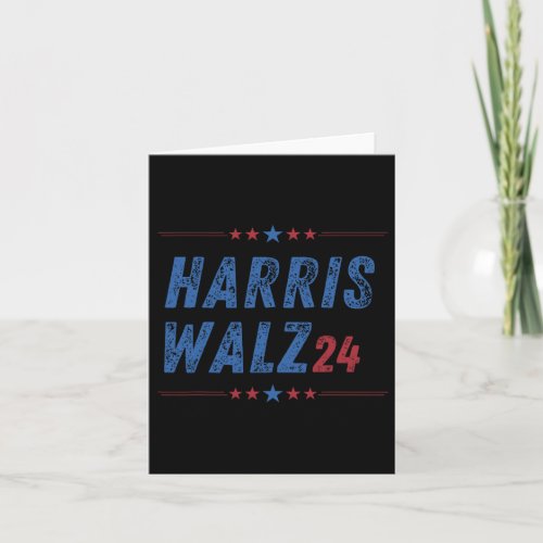 Waltz 2024 Election Kamala Harris Tim Waltz 2024 2 Card