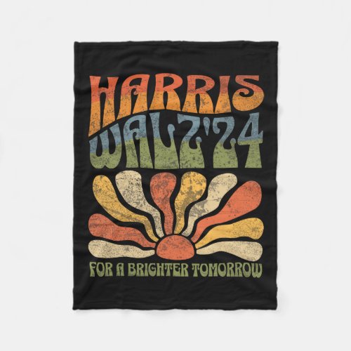 Waltz 2024 Election Kamala Harris Tim Waltz 2024 2 Fleece Blanket