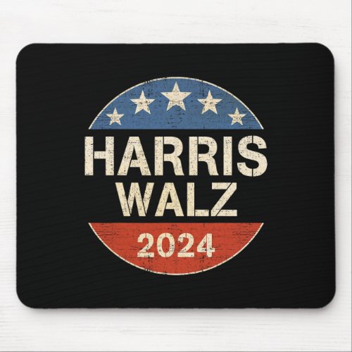 Waltz 2024 Election Kamala Harris Tim Waltz 2024 2 Mouse Pad