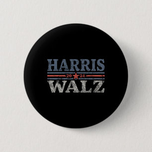 Waltz 2024 Election Kamala Harris Tim Waltz 2024 4 Button